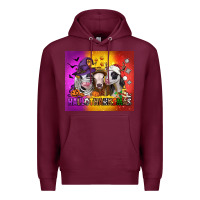 Burgundy hallothanksmas heifers Premium Hoodie - Jasminsmagicworld