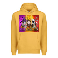 Mustard hallothanksmas heifers Premium Hoodie - Jasminsmagicworld