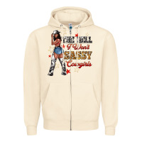 Sandshell the heel i wont sassy cowgirls Zipper Hoodie - texasbilliewilder