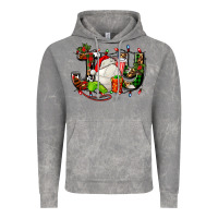 Cloud Rock joy with volleyball and santa's hat Vintage Hoodie - AdoDesignShop