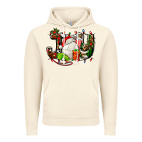 Vintage Artic joy with volleyball and santa's hat Vintage Hoodie - AdoDesignShop