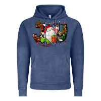Vintage Denim joy with volleyball and santa's hat Vintage Hoodie - AdoDesignShop