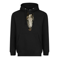 Black horse head Heavyweight Hoodie - RanaPortraitStore