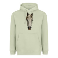 Matcha horse head Heavyweight Hoodie - RanaPortraitStore