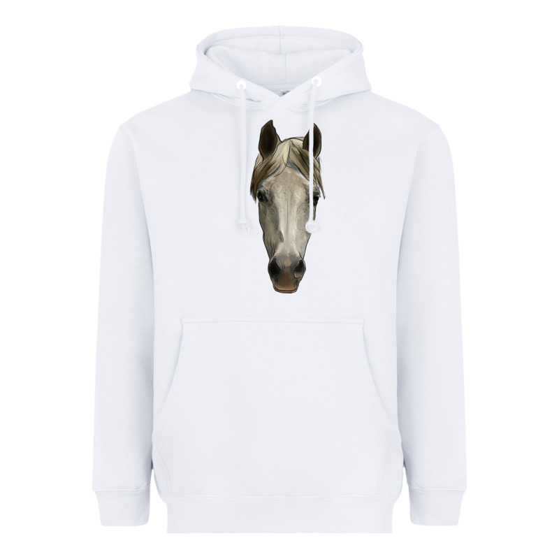 Horse Head Heavyweight Hoodie by RanaPortraitStore | Teevron