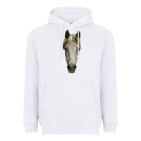 White horse head Heavyweight Hoodie - RanaPortraitStore