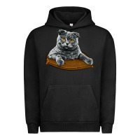 Pigment Black Scottish Fold Urban Hoodie - LillyAllenDesigns