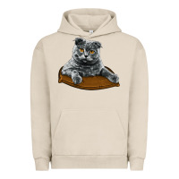 Pigment French Oak Scottish Fold Urban Hoodie - LillyAllenDesigns
