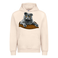 Sandshell Scottish Fold Urban Hoodie - LillyAllenDesigns