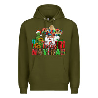 Army Green feliz navidad Spanish Christmas Premium Hoodie - Jasminsmagicworld