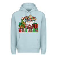 Blue Mist feliz navidad Spanish Christmas Premium Hoodie - Jasminsmagicworld