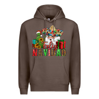 Coffee feliz navidad Spanish Christmas Premium Hoodie - Jasminsmagicworld