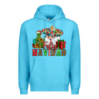 Ocean Blue feliz navidad Spanish Christmas Premium Hoodie - Jasminsmagicworld