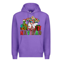 Purple feliz navidad Spanish Christmas Premium Hoodie - Jasminsmagicworld