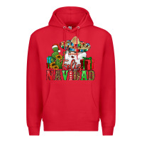 Red feliz navidad Spanish Christmas Premium Hoodie - Jasminsmagicworld