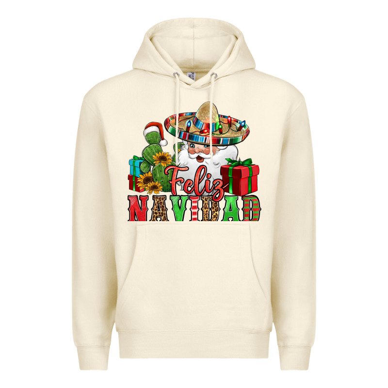 Feliz Navidad Spanish Christmas Premium Hoodie by Jasminsmagicworld | Teevron