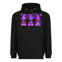 Black Domestic Violence Warrior Afro Gnomes Heavyweight Hoodie - texasbilliewilder