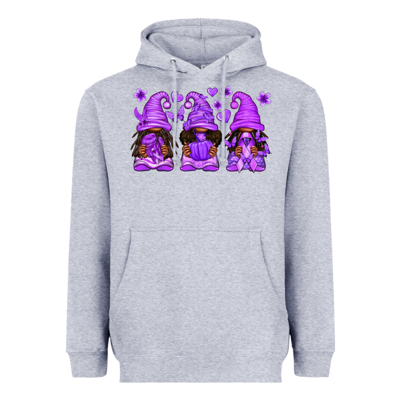 Domestic Violence Warrior Afro Gnomes Heavyweight Hoodie by texasbilliewilder | Teevron
