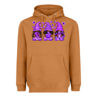Meerkat Domestic Violence Warrior Afro Gnomes Heavyweight Hoodie - texasbilliewilder