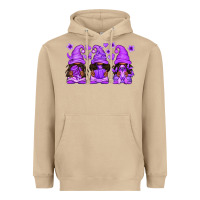 Mushroom Domestic Violence Warrior Afro Gnomes Heavyweight Hoodie - texasbilliewilder
