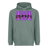 Sage Domestic Violence Warrior Afro Gnomes Heavyweight Hoodie - texasbilliewilder