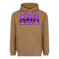 Toasted Coconut Domestic Violence Warrior Afro Gnomes Heavyweight Hoodie - texasbilliewilder