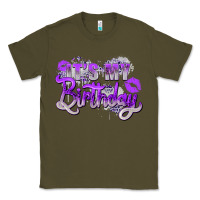 Army Green purple its my birthday Classic Tee - Zillion Design Studio