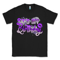 Black purple its my birthday Classic Tee - Zillion Design Studio