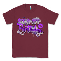 Burgundy purple its my birthday Classic Tee - Zillion Design Studio