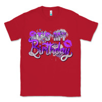 Red purple its my birthday Classic Tee - Zillion Design Studio