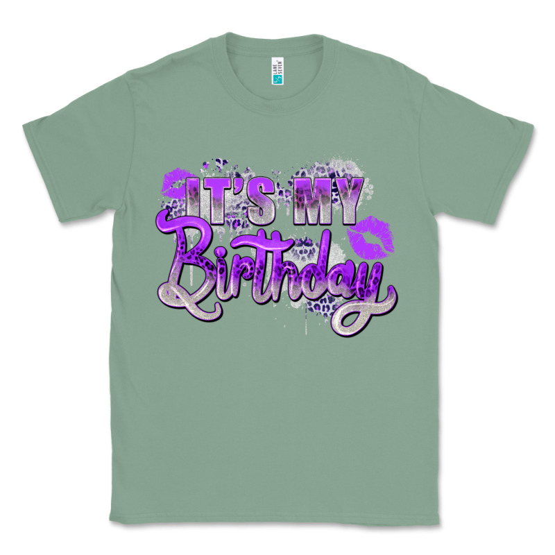 Purple Its My Birthday Classic Tee by Zillion Design Studio | Teevron