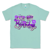 Seafoam purple its my birthday Classic Tee - Zillion Design Studio
