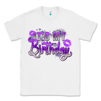 White purple its my birthday Classic Tee - Zillion Design Studio