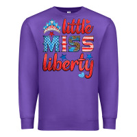 Purple little miss liberty Premium Sweatshirt - HRA Design Shop
