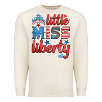 Sandshell little miss liberty Premium Sweatshirt - HRA Design Shop