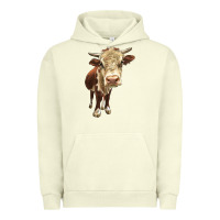 Pigment Pistachio Hereford Heifer Urban Hoodie - LillyAllenDesigns
