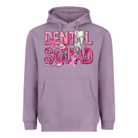 Lavender Dental Squad with Teeth Heavyweight Hoodie - texasbilliewilder
