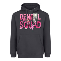 Smoke Dental Squad with Teeth Heavyweight Hoodie - texasbilliewilder