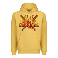Antique Gold softball grandma Premium Hoodie - AdoDesignShop