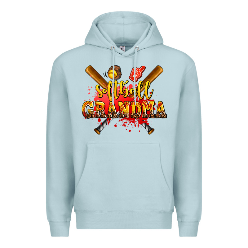 Softball Grandma Premium Hoodie by AdoDesignShop | Teevron
