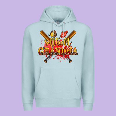 Softball Grandma Premium Hoodie Designed By Adodesignshop