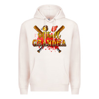 Pale Pink softball grandma Premium Hoodie - AdoDesignShop