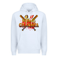 White softball grandma Premium Hoodie - AdoDesignShop