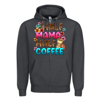 Smoke half mama half coffee Zipper Hoodie - Zillion Design Studio