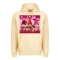 Pina Colada valentines gnomies with leopard Premium Hoodie - NancyCooperArtShop