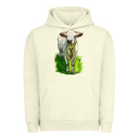 Pigment Pistachio Charolais Heifer Urban Hoodie - LillyAllenDesigns