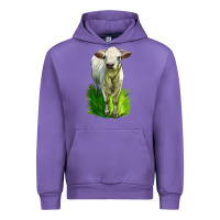 Tulip Charolais Heifer Urban Hoodie - LillyAllenDesigns