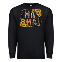 Black mama western Premium Sweatshirt - RacoonDesign
