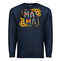 Navy mama western Premium Sweatshirt - RacoonDesign