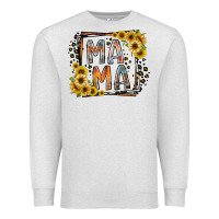 Oatmeal Heather mama western Premium Sweatshirt - RacoonDesign